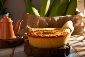 Receita de bolo de pamonha delícia
