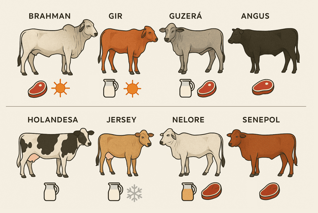 Raças de bovino: comparativo entre as mais populares 1 Racas de Gado e Suas Funcoes min